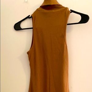 Turtle neck maxi dress